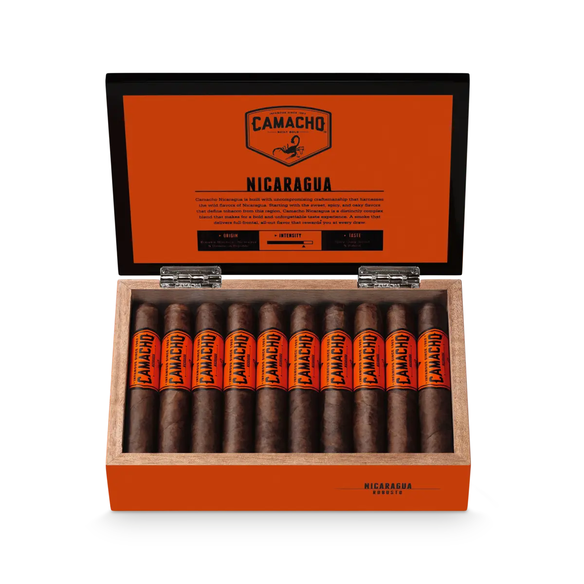 Camacho Nicaragua Robusto Box of 20
