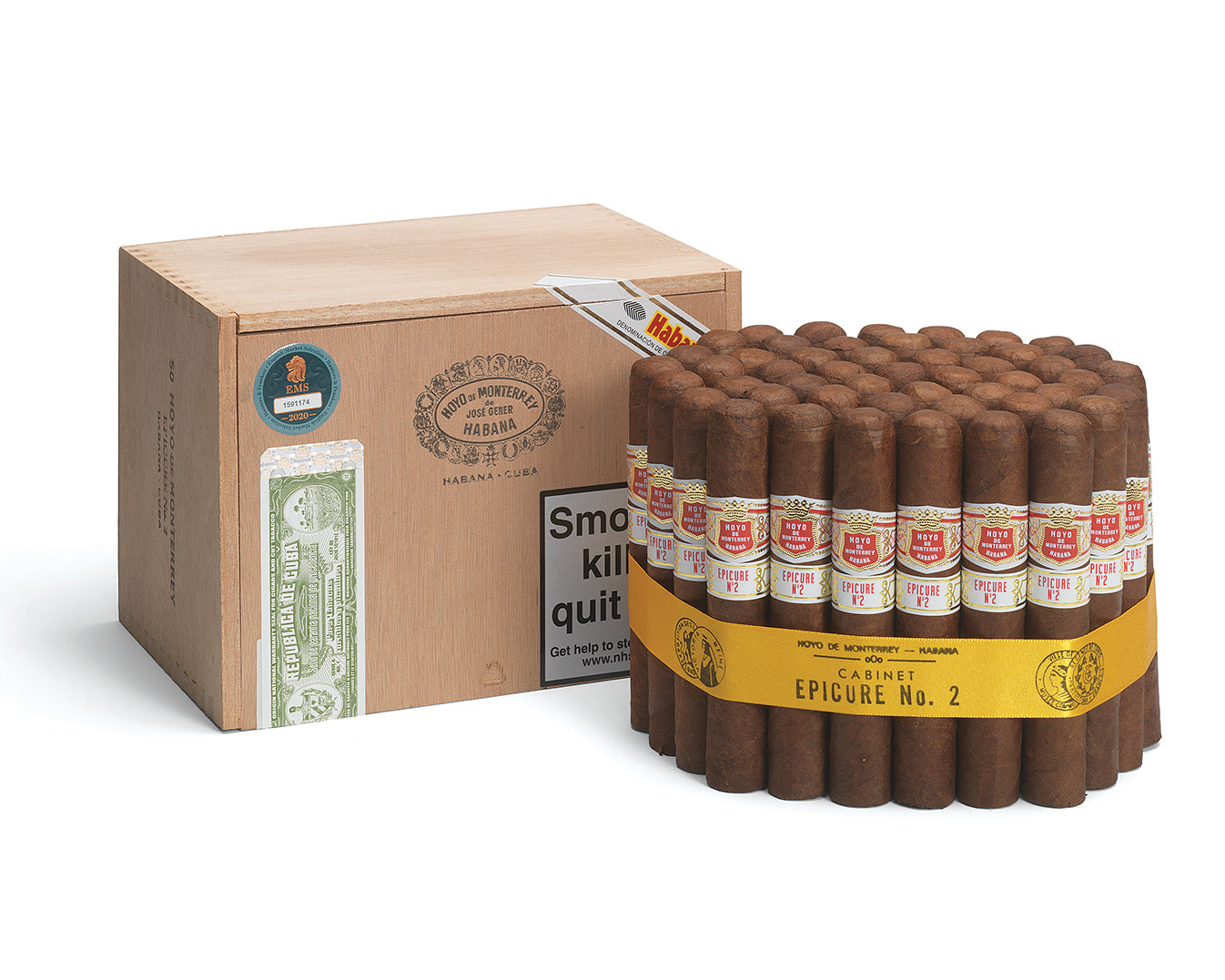 Hoyo De Monterrey Epicure No. 2 Cabinet of 50