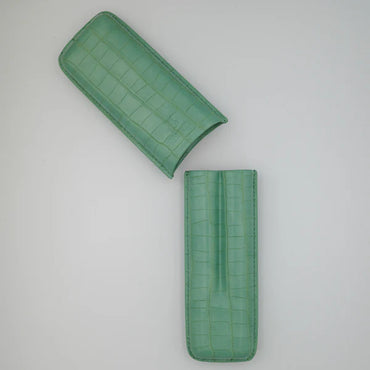 NeoCase Croc Collection 2 Cigar Case - Croc Mint - 02