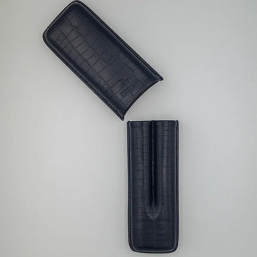 NeoCase Croc Collection 2 Cigar Case - Croc Navy - 02