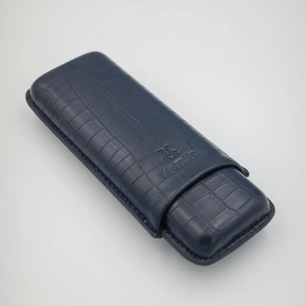NeoCase Croc Collection 2 Cigar Case - Croc Navy - 01