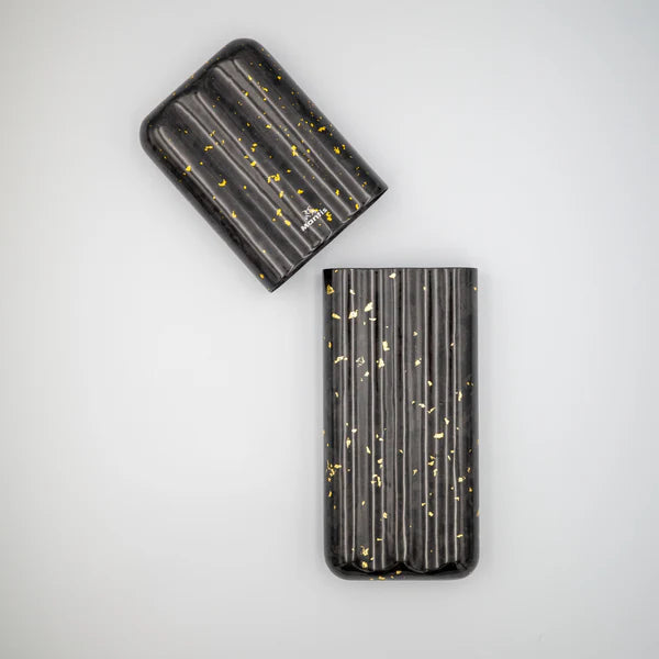LuxForge 3 Cigar Case - Gold