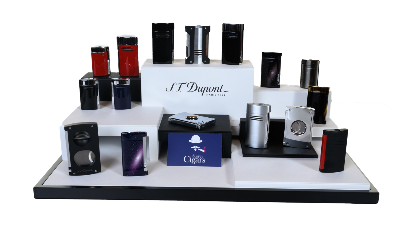 S.T. Dupont Black Chrome Cigar Cutter Stand