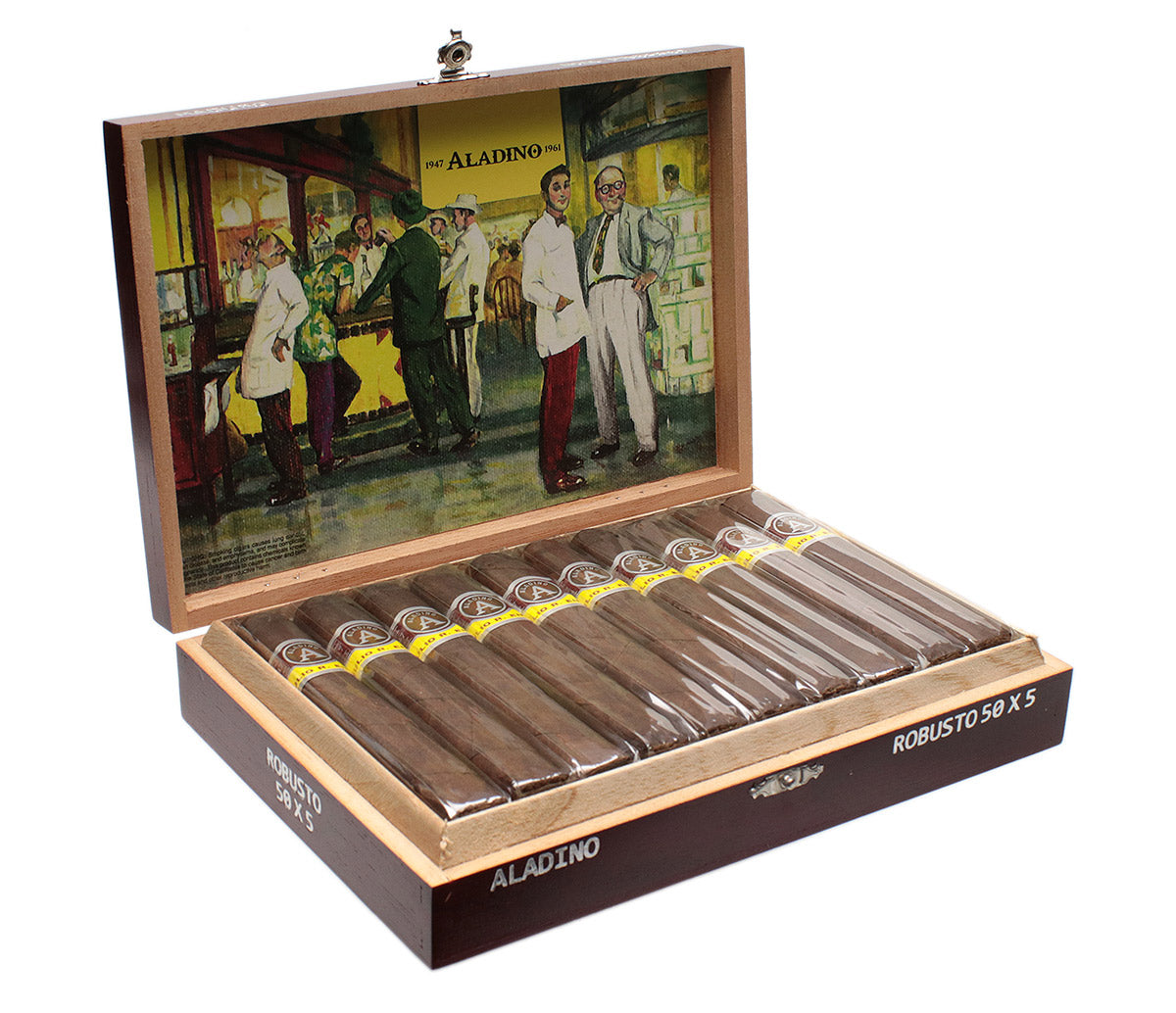 Aladino Maduro Box-pressed Robusto Box of 20