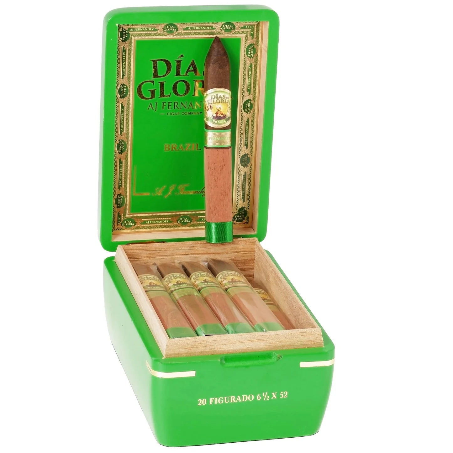 A.J. Fernandez Dias De Gloria Brazil Figurado Box of 20