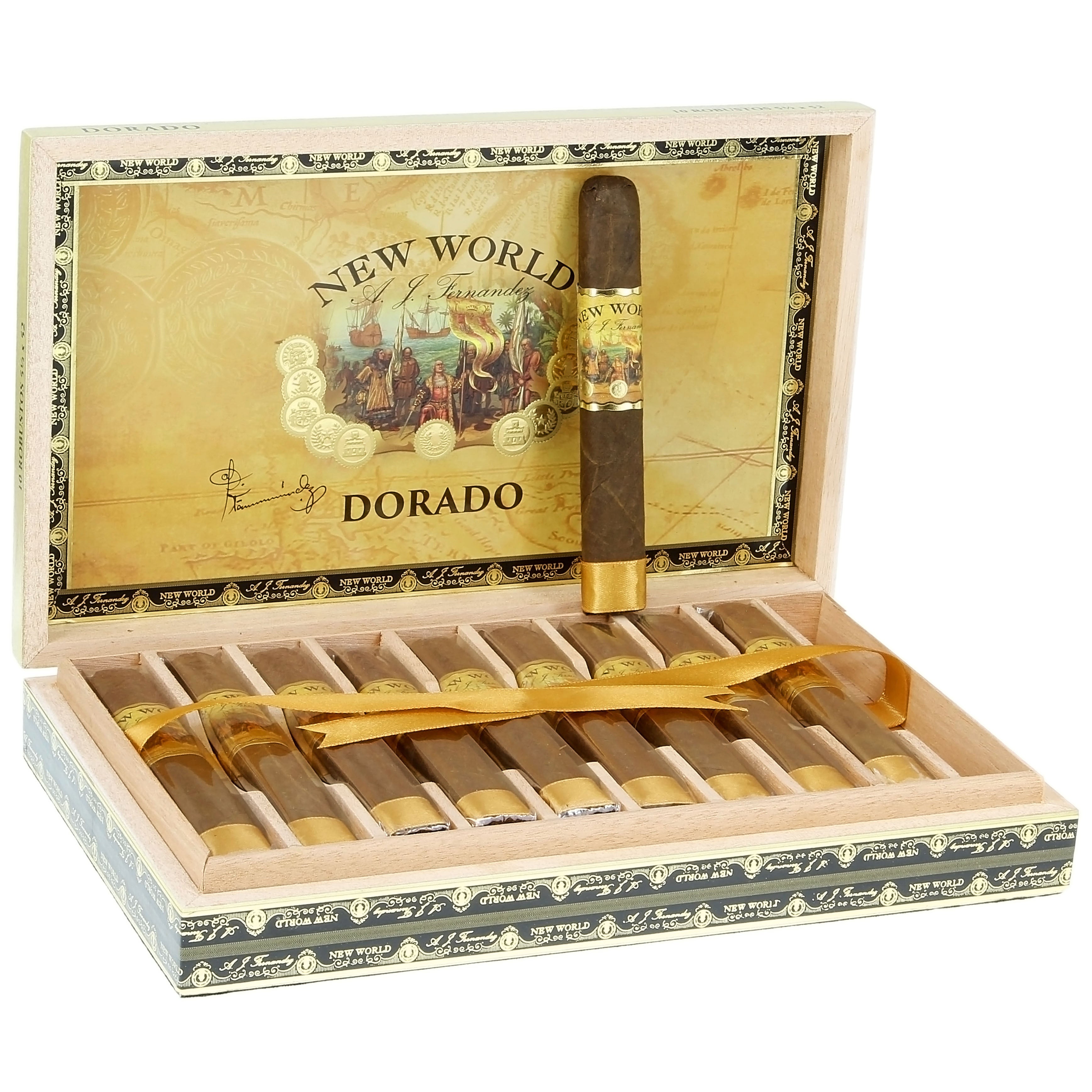 A.J. Fernandez New World Dorado Robusto Box of 10