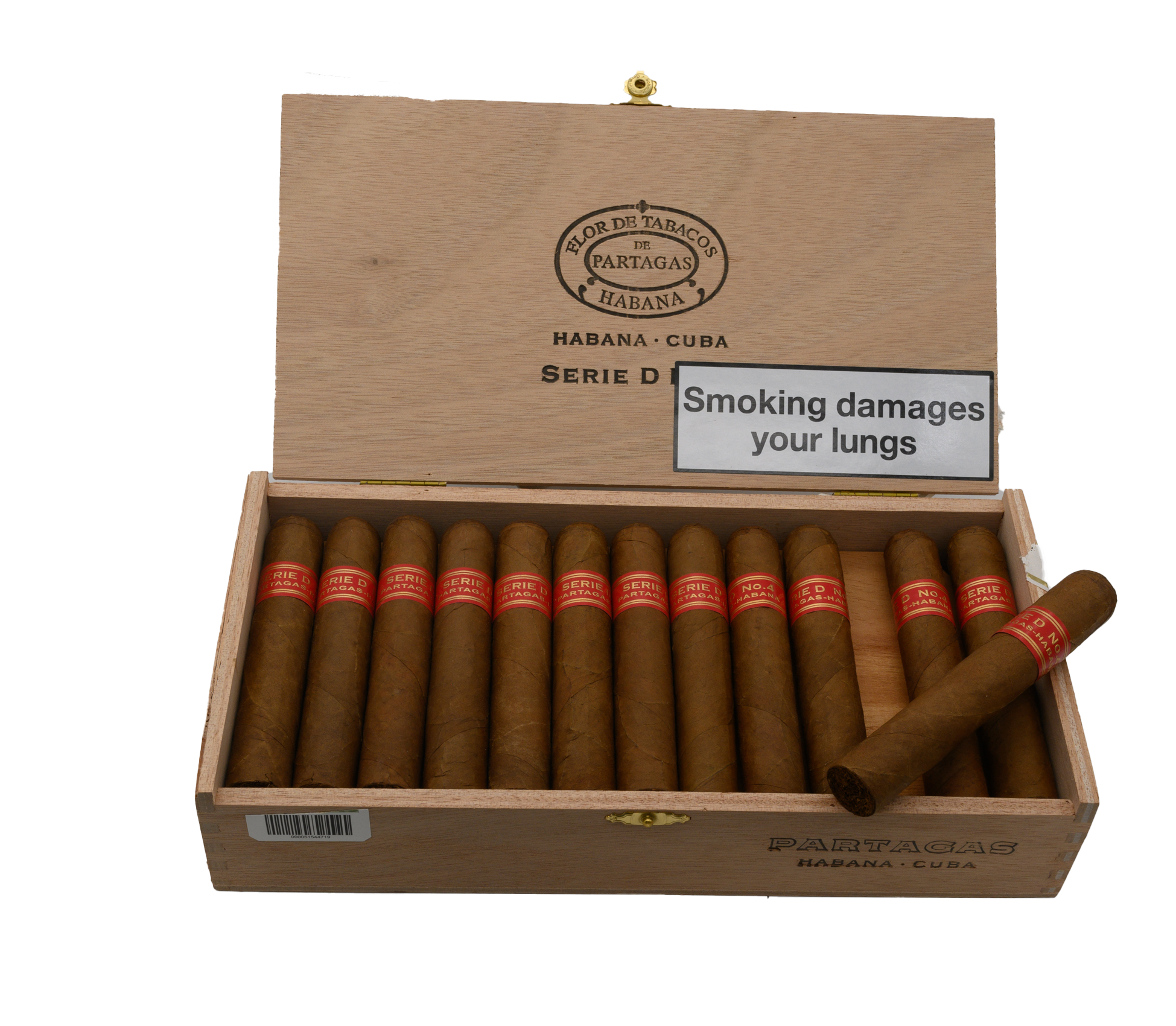 Partagas Serie D No.4 Box of 25 – Cigar Warehouse