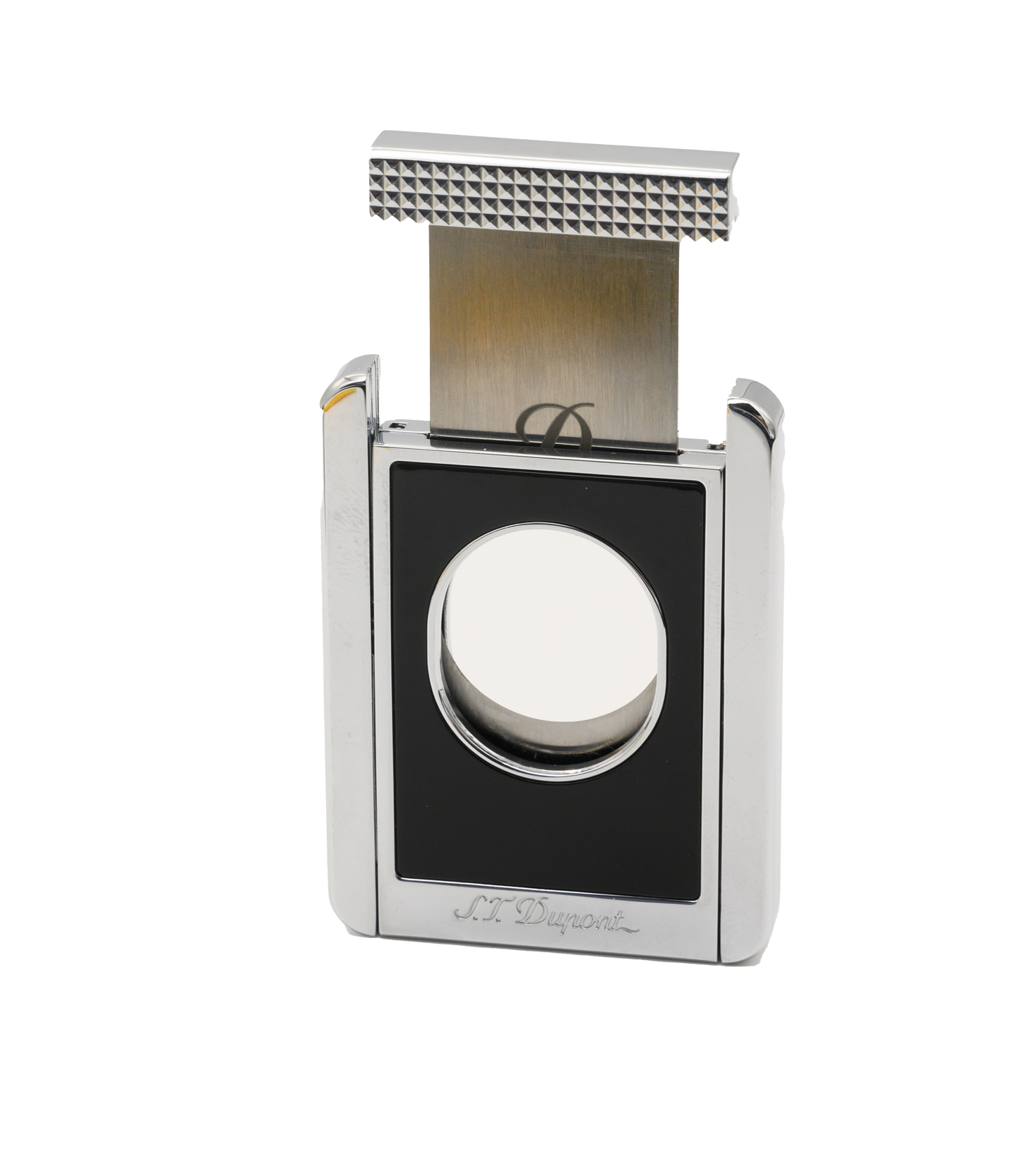 S.T. Dupont Black Chrome Cigar Cutter Stand