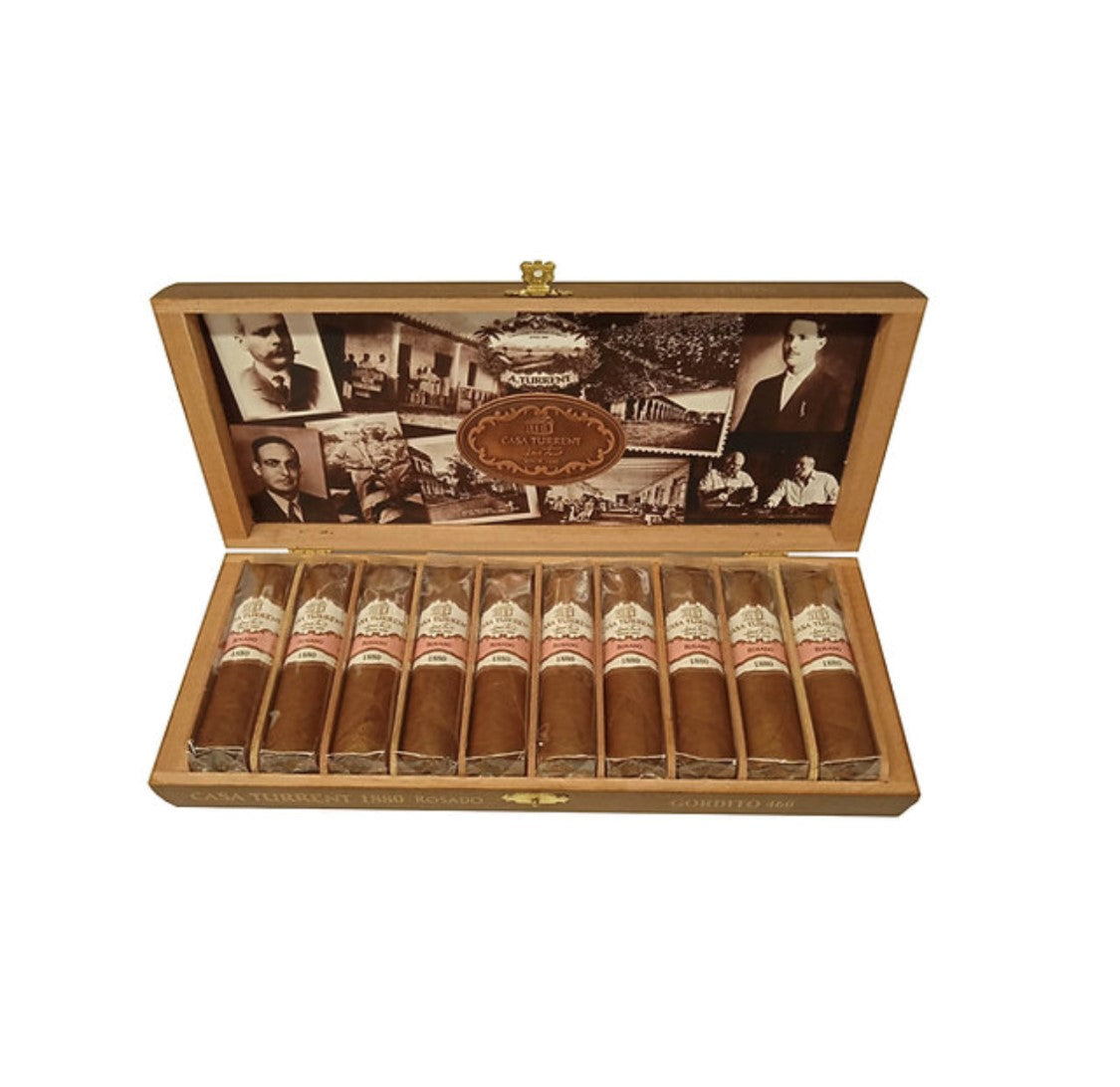 Casa Turrent 1880 Rosado Gordito 460 Box of 10 - 01