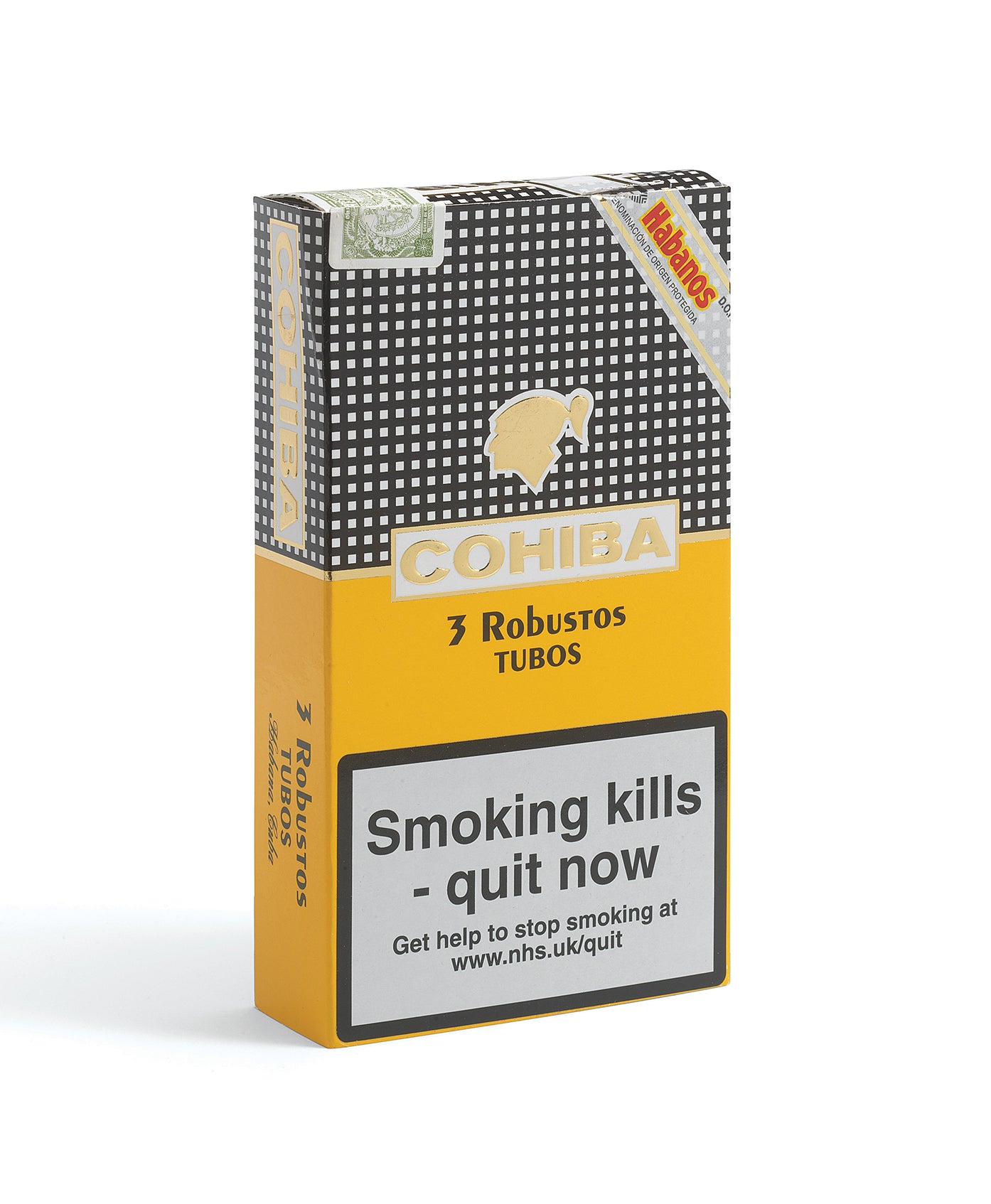 Cohiba Robustos Tubos Pack of 3