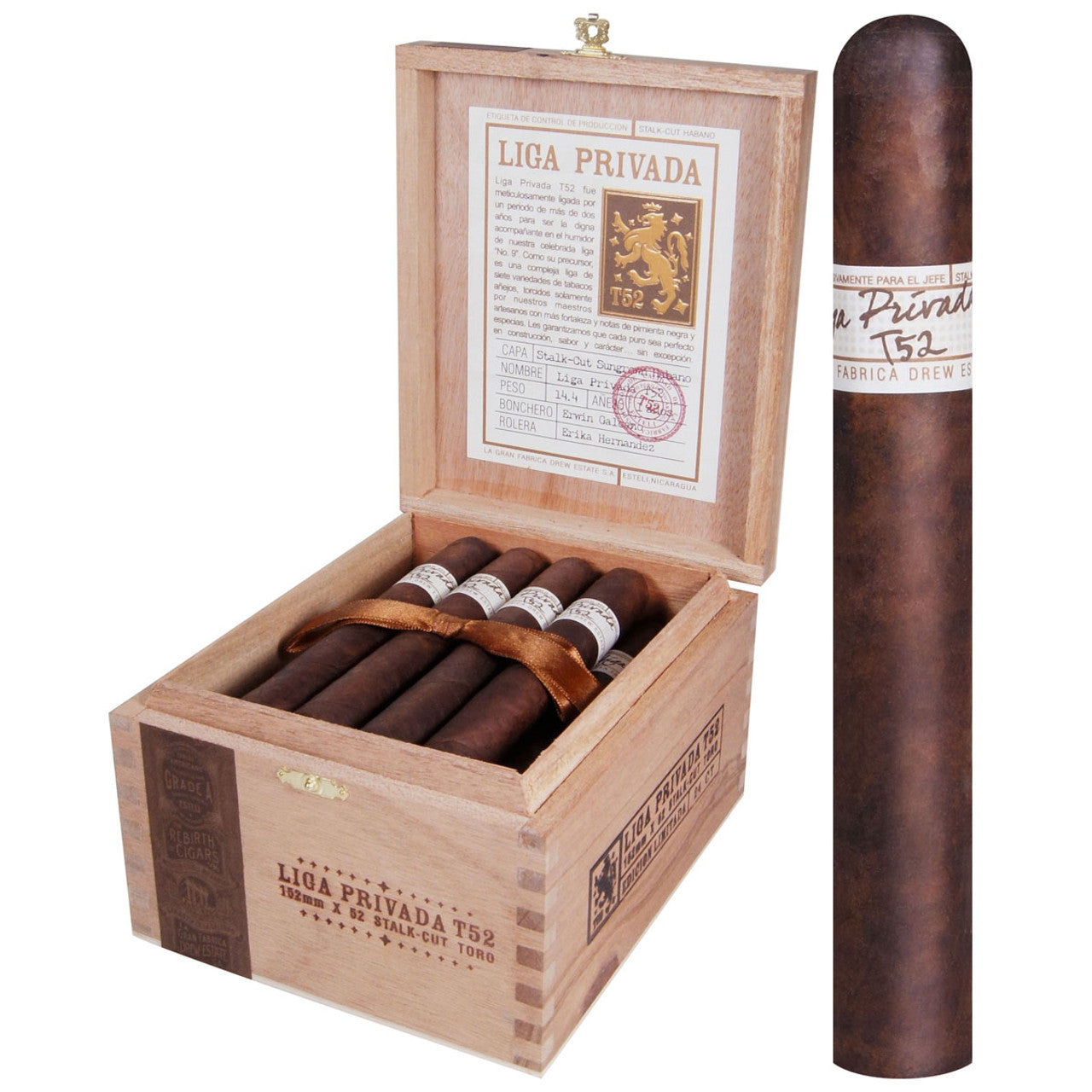 Drew Estate Liga Privada T52 Toro Especial Box of 24