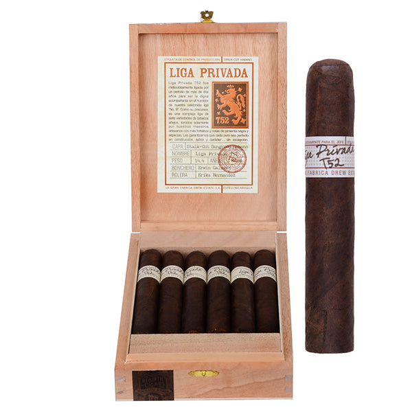 Drew Estate Liga Privada T52 Robusto Box of 24