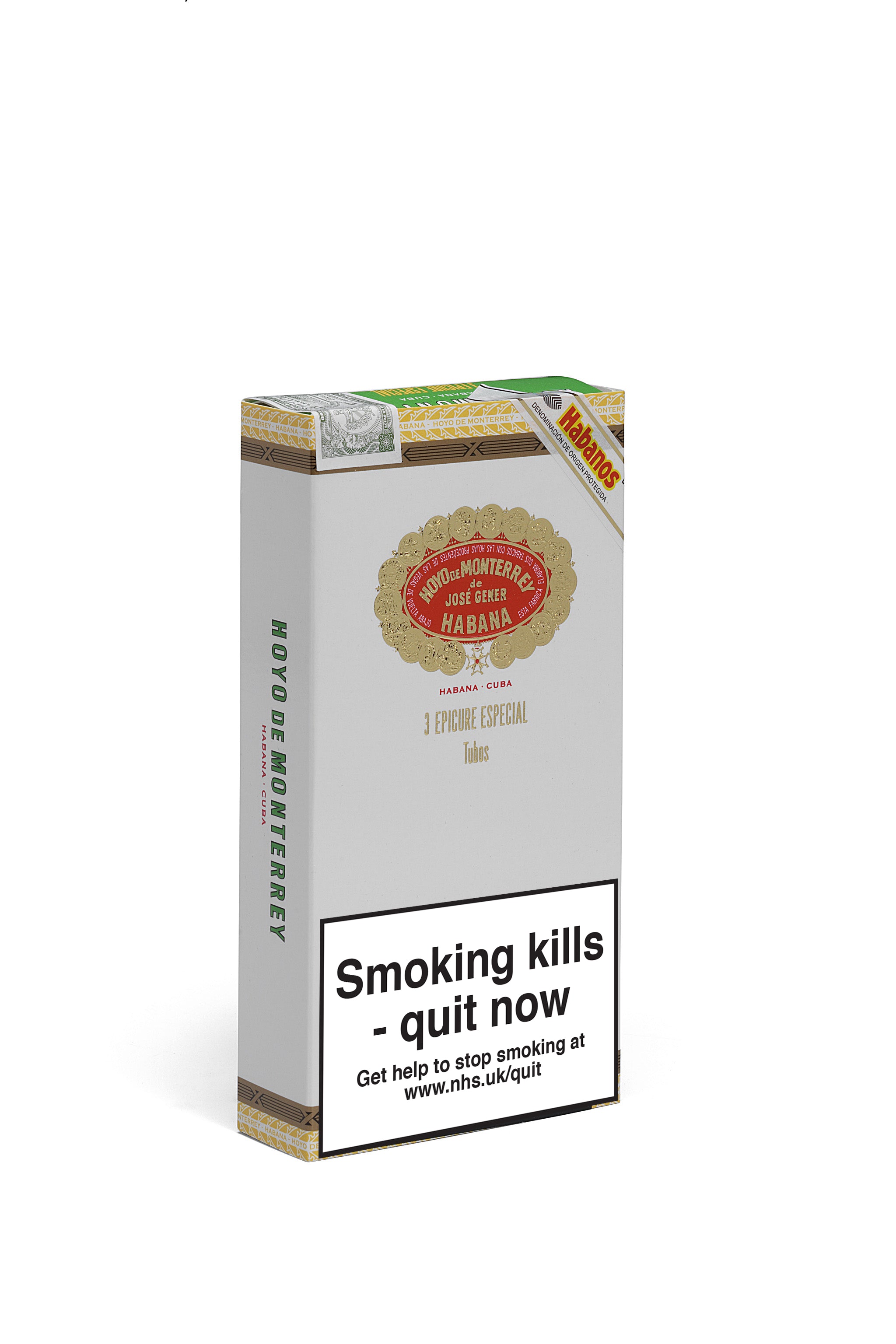 Hoyo De Monterrey Epicure Especial Tubos Pack of 3