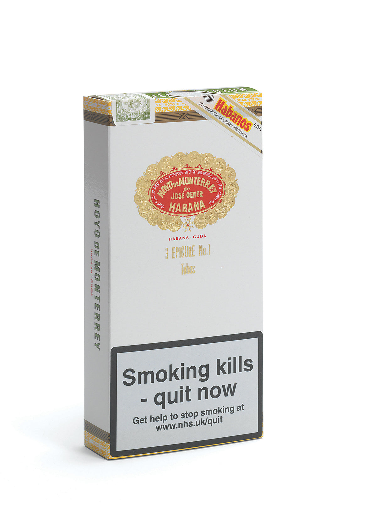 Hoyo De Monterrey Epicure No. 1 Tubos Pack of 3
