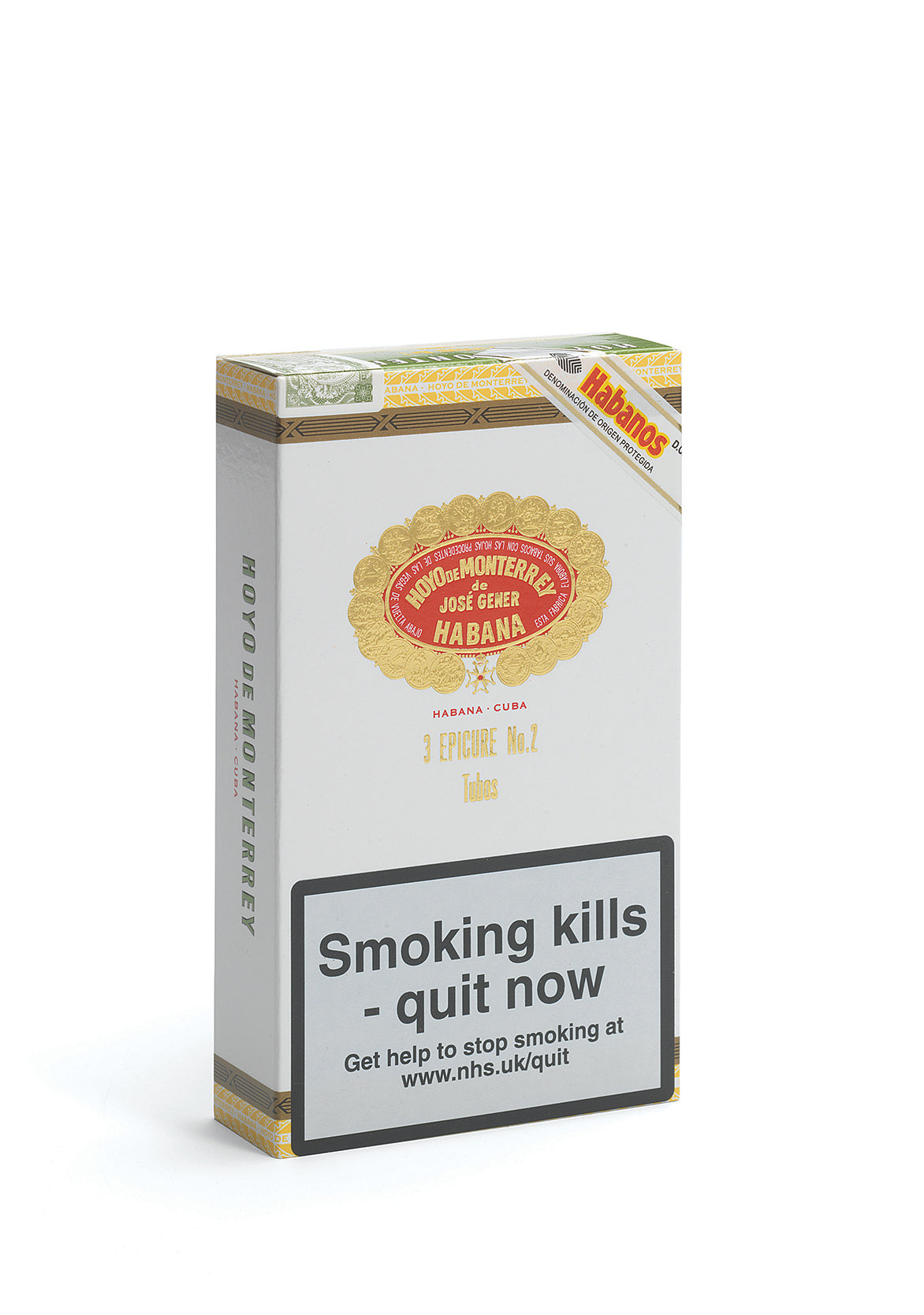 Hoyo De Monterrey Epicure No. 2 Tubos Pack of 3
