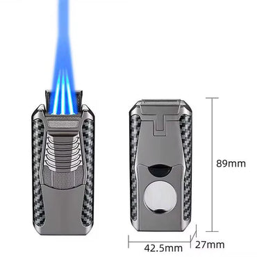 Omni Carbon-Line Edition Lighter - Silver Forged