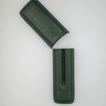 NeoCase Croc Collection 2 Cigar Case - Croc Forest - 02