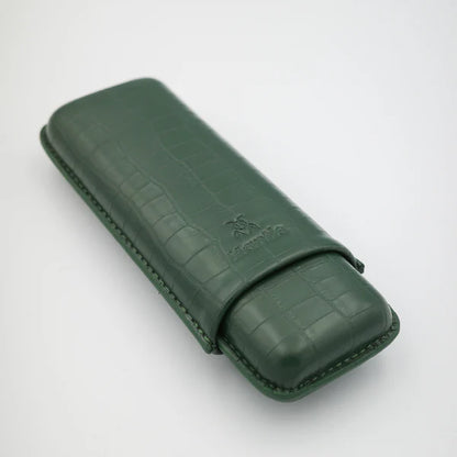 NeoCase Croc Collection 2 Cigar Case - Croc Forest - 01