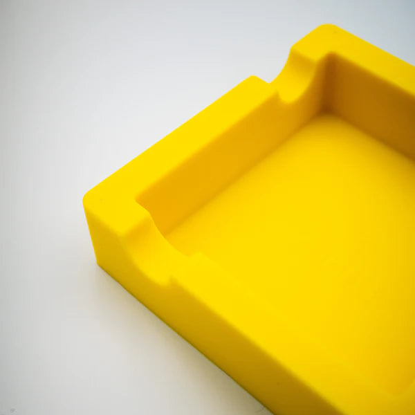 Flex Silicone Ashtray - Mantis Yellow