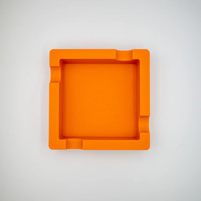 Flex Silicone Ashtray - Mantis Orange
