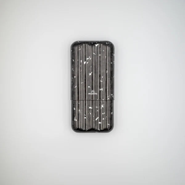 LuxForge 3 Cigar Case - Platinum