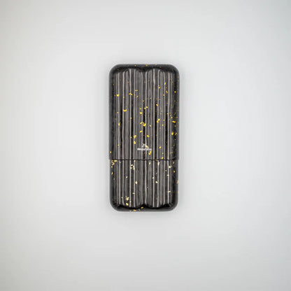 LuxForge 3 Cigar Case - Gold