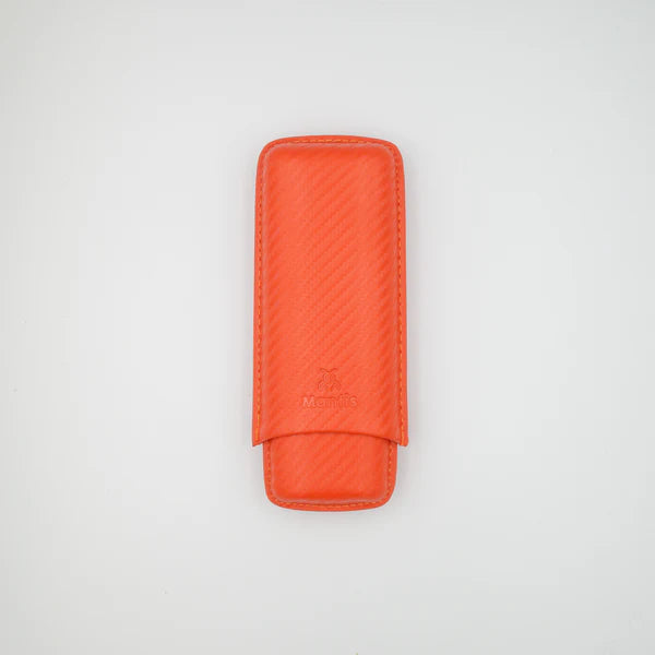 NeoCase Carbon Series 2 Cigar Case - Carbon Mantis Orange