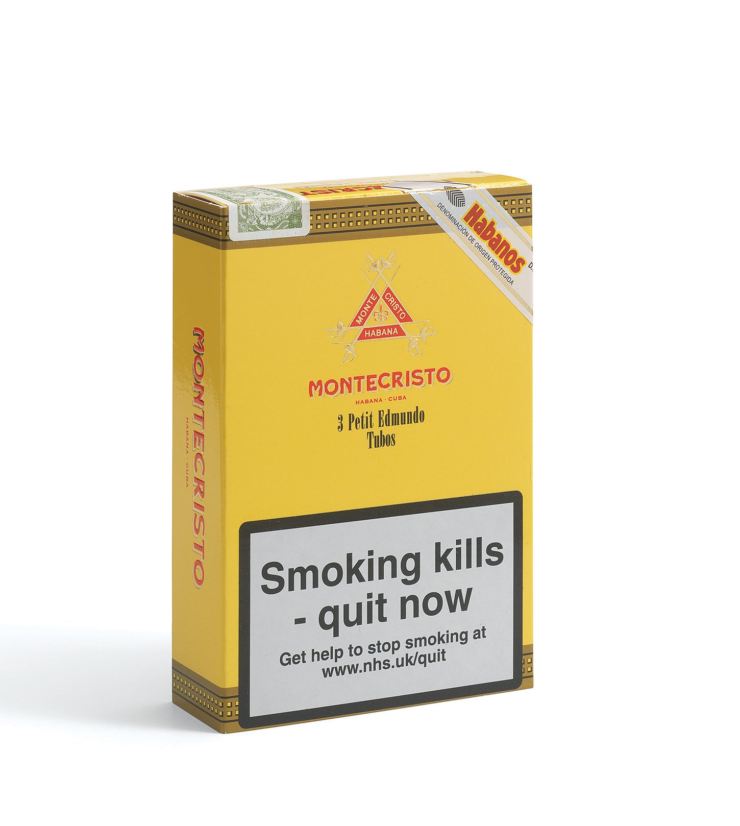 Montecristo Petit Edmundo Tubos Pack of 3