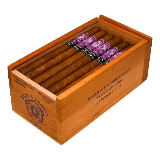 Hiram & Solomon Traveling Man Lancero Box of 30