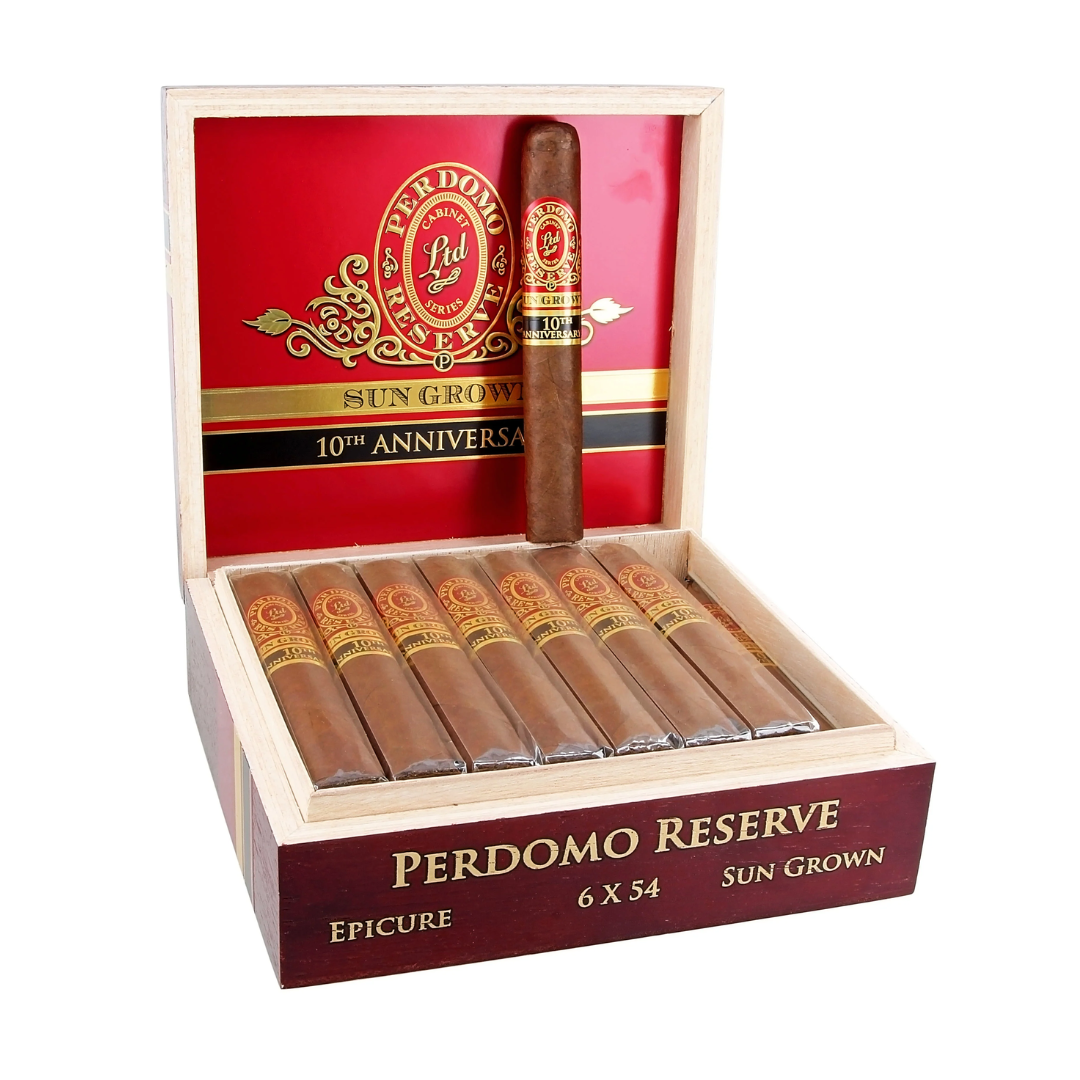 Perdomo Reserve 10th Anniversary Sungrown Epicure Box of 25