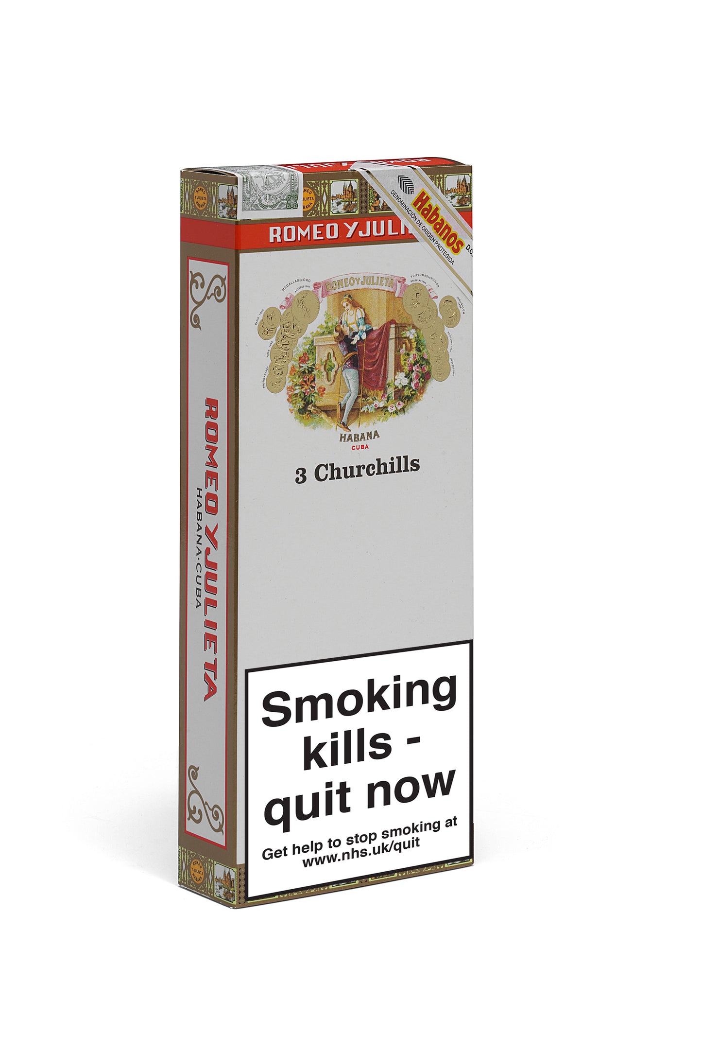 Romeo y Julieta Churchill Tubos Pack of 3