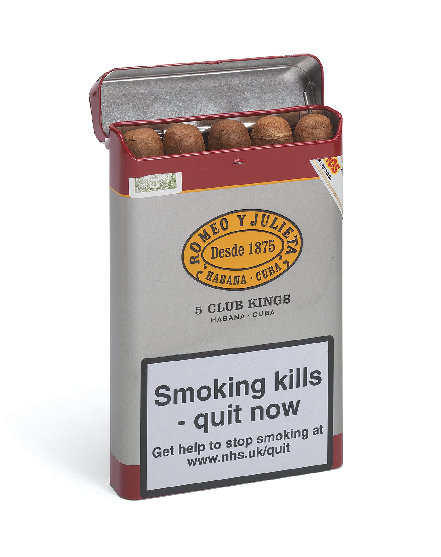 Romeo y Julieta Club Kings Tin of 5