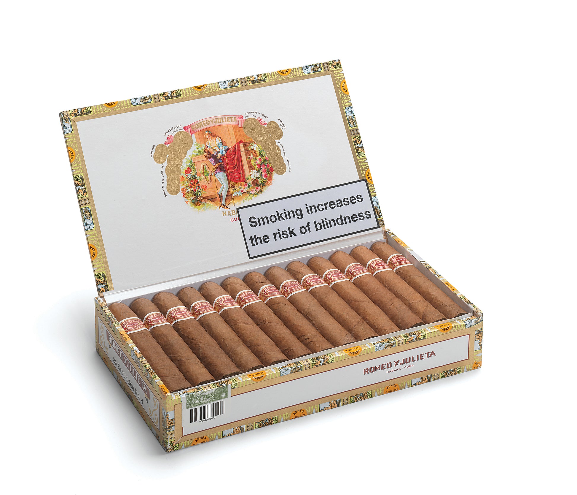 Romeo y Julieta Exhibition No. 4 Box of 25