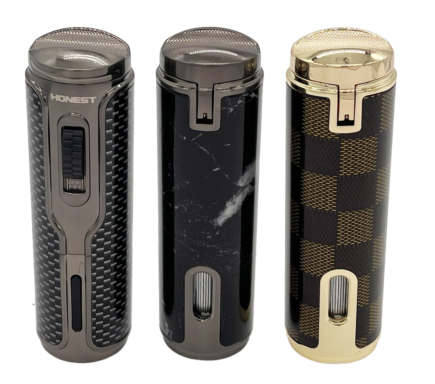 Honest Bond Cigar Lighter with Punch - Gold