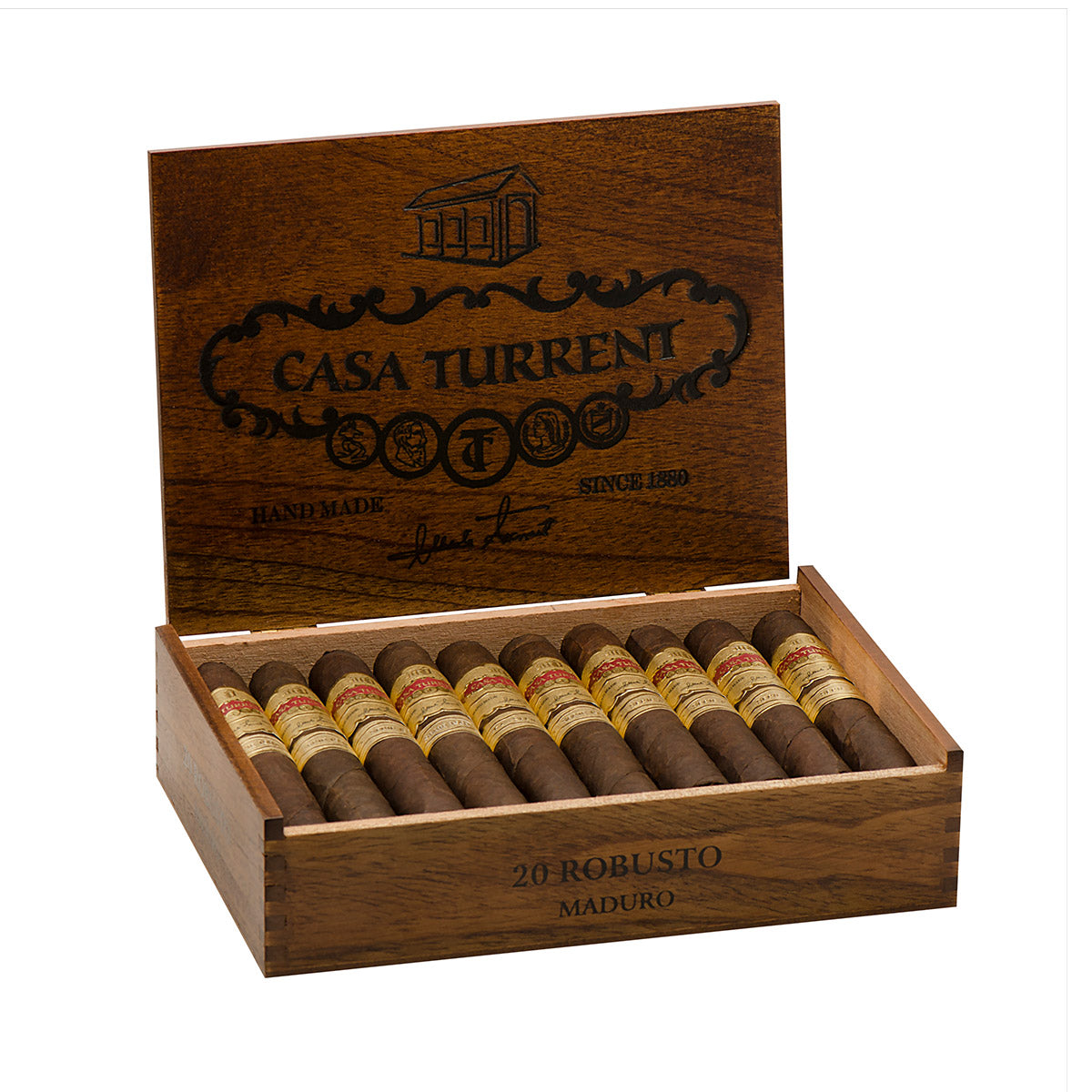 Casa Turrent 1901 Maduro Robusto Box of 20 - 01