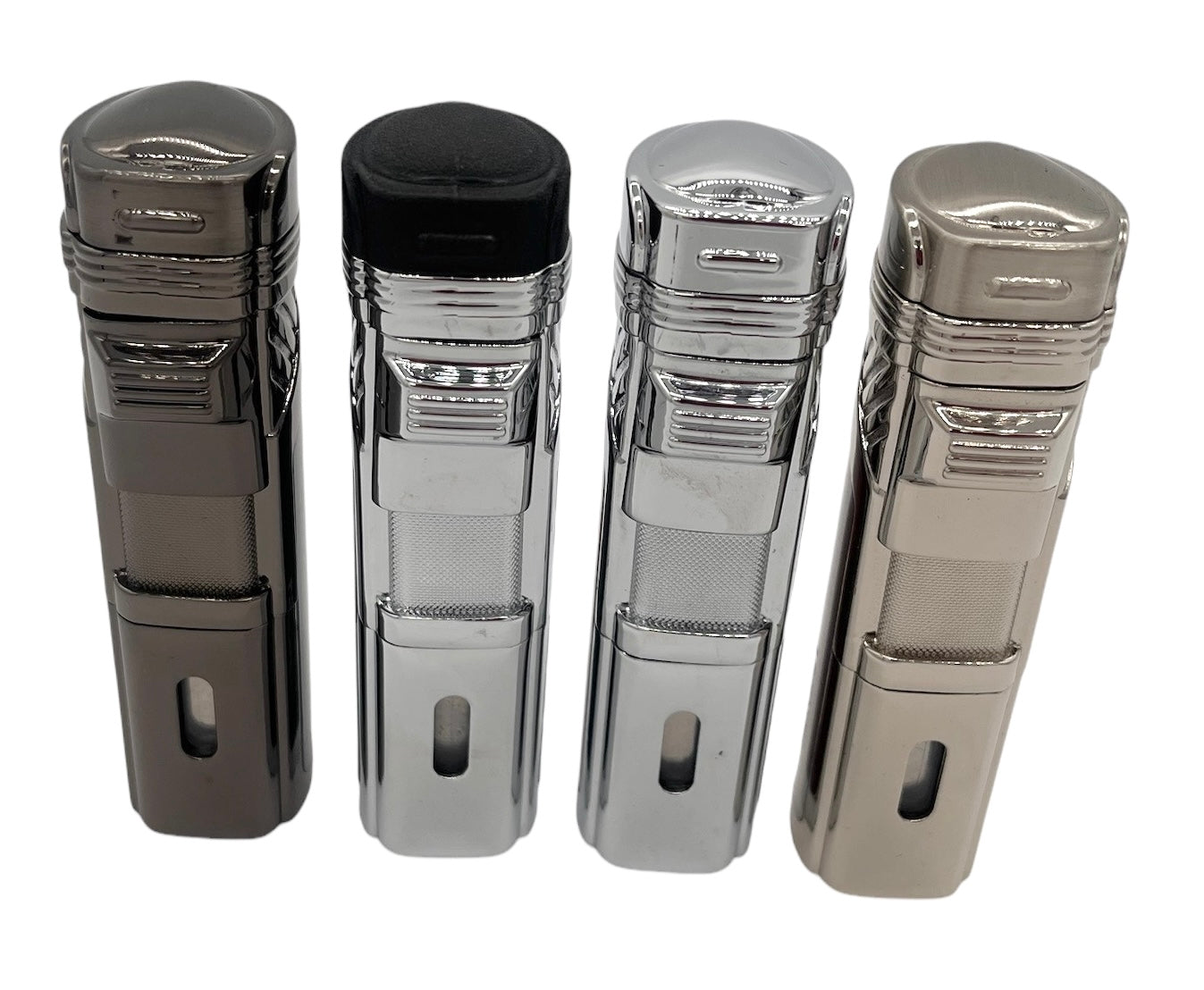 Honest Hyde Quad Cigar Lighter with Punch - Redwood