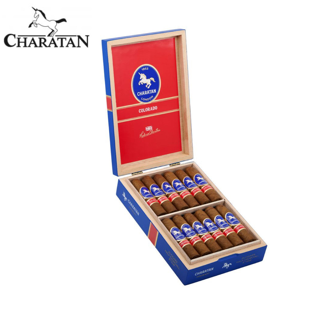 Charatan Colorado Half Churchill Box of 24 - 01